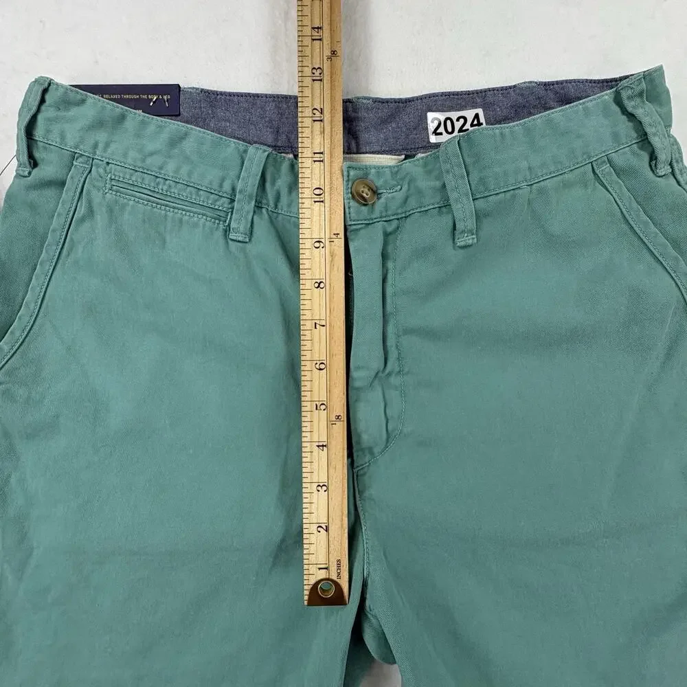 Polo Ralph Lauren Chino Shorts Mens 32 Green 10 Inseam Relaxed Fit Casual NEW